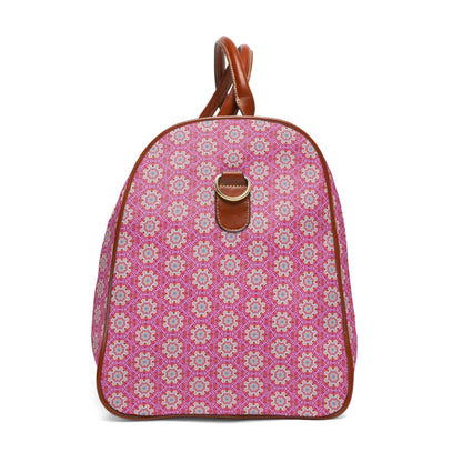COM.PL3X Cymatic Aop Waterproof Pu Travel Bag