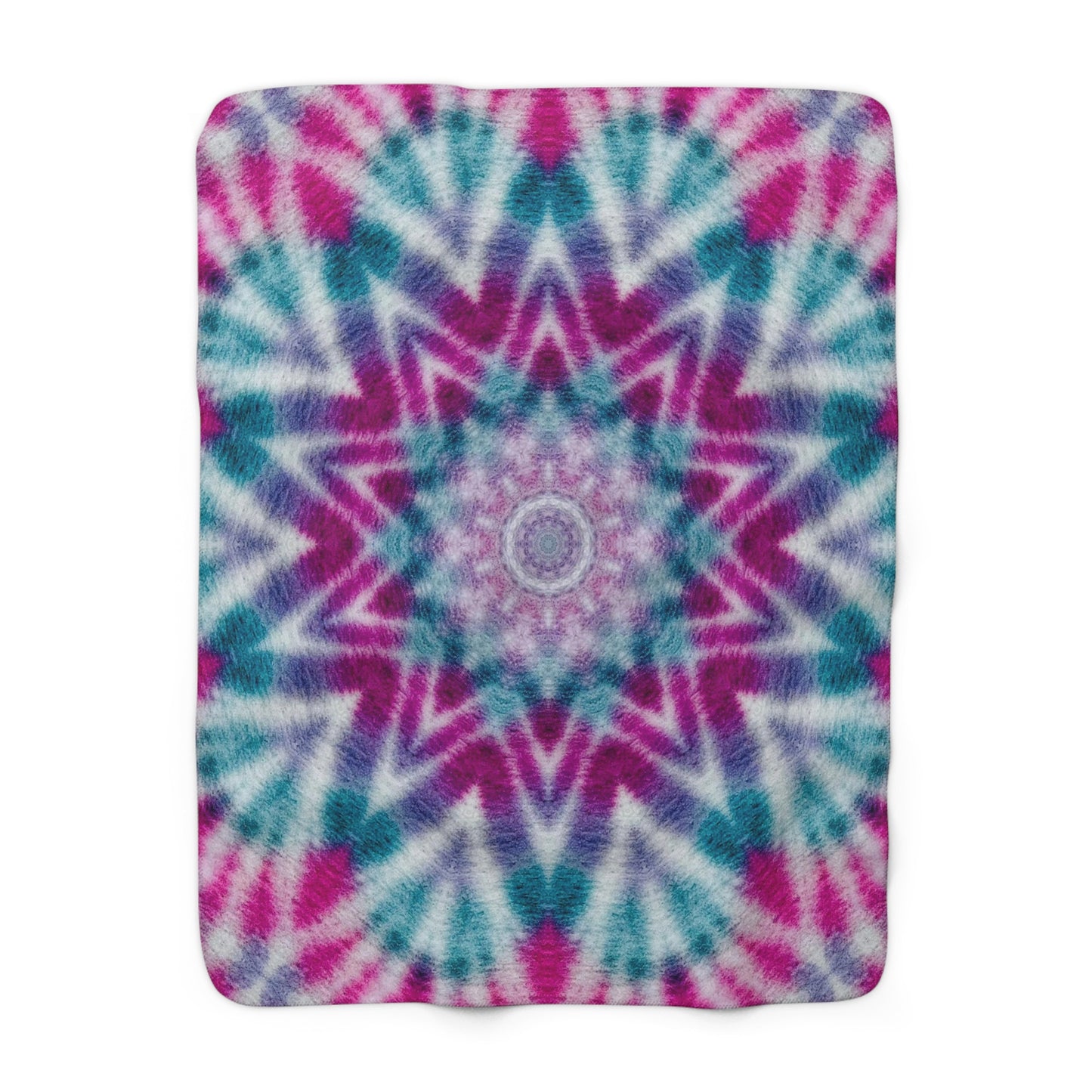 "ULTRAVIOL3T" Sherpa Fleece Blanket | Cosy Throw for Home Decor & Gifts