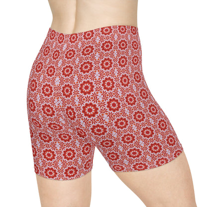 Women's Cymatic AOP Biker Shorts (SACRAL)