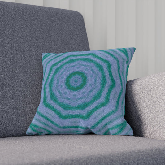 GR33N3RY Cymatic Print Cushion