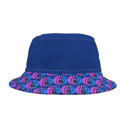 3ETD Logo Prt Bucket Hat (Dark Blue)