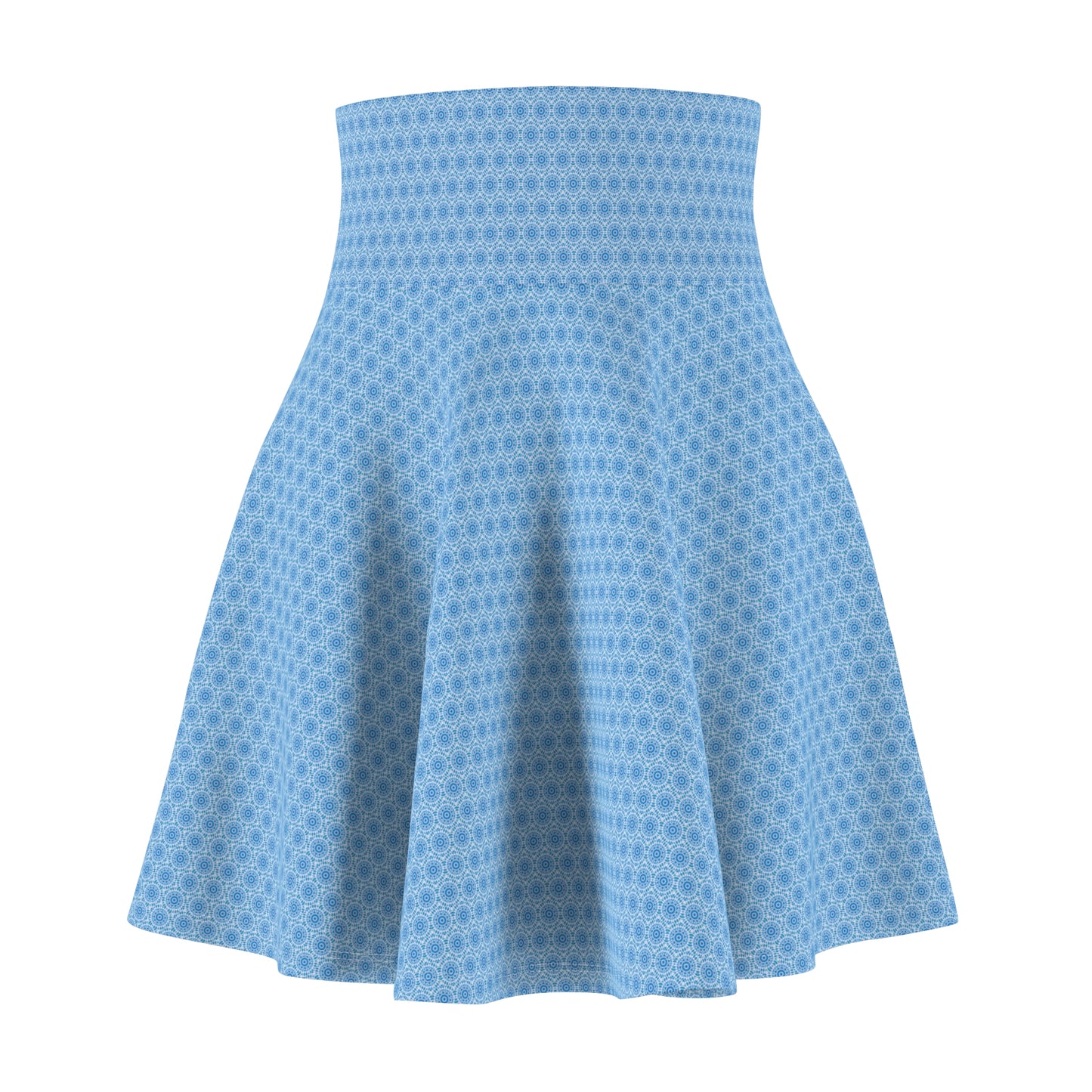 Women's Cymatic AOP Skater Skirt (E-VEIL EYE)