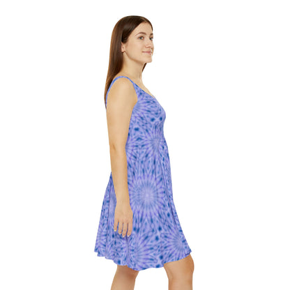 Women's "SiRiUS" Cymatic Print Skater Dress
