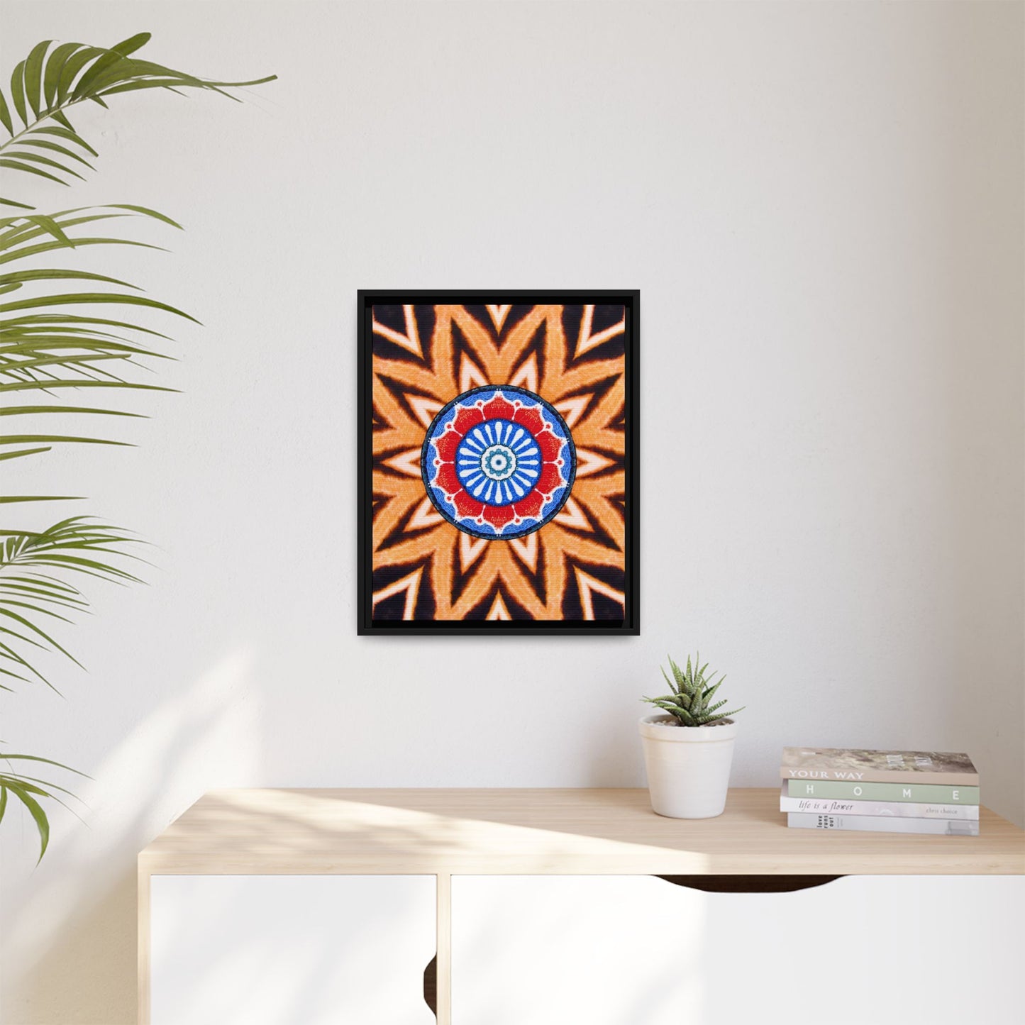 KABBA Matte Canvas, Black Frame