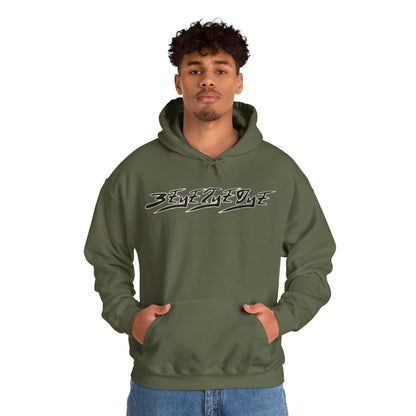 Men's 3ETD Noir "417" Cymatic Print Hoodie