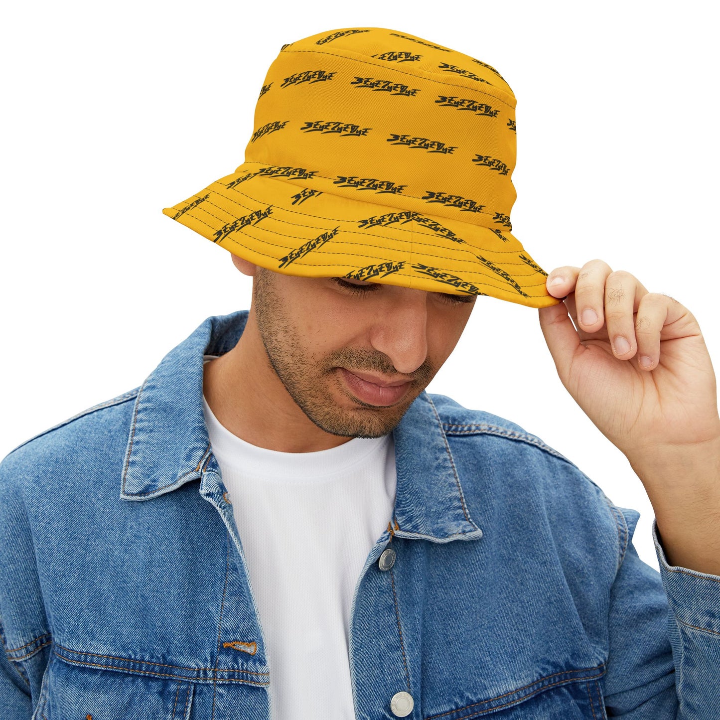 3EyeTyeDye AOP Bucket Hat (Yellow)