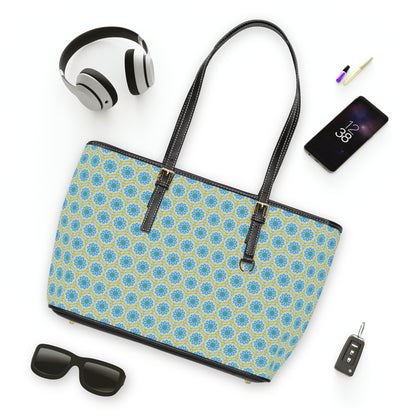 GETA Cymatic Aop Pu Leather Shoulder Bag