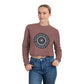 Women's Cymatic Prt Cropped Sweatshirt