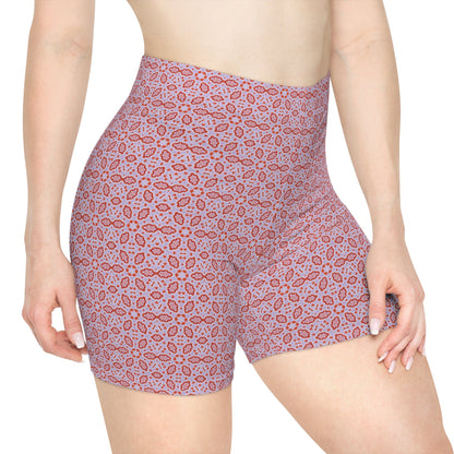 Women's Cymatic AOP Biker Shorts (HEXA)