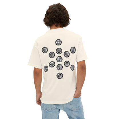 3ETD "417" Cymatic Print Oversized Boxy T Shirt (FOL)