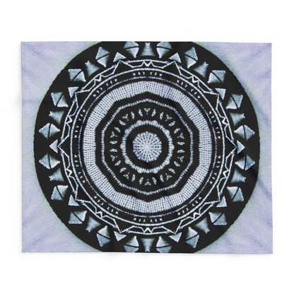 MAYA Cymatic Prt Arctic Fleece Blanket