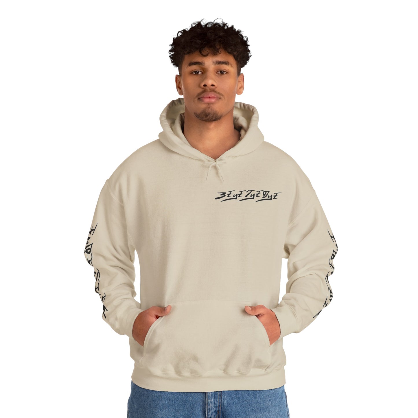 Men's 3ETD Noir "STMPUNK" Print Hoodie