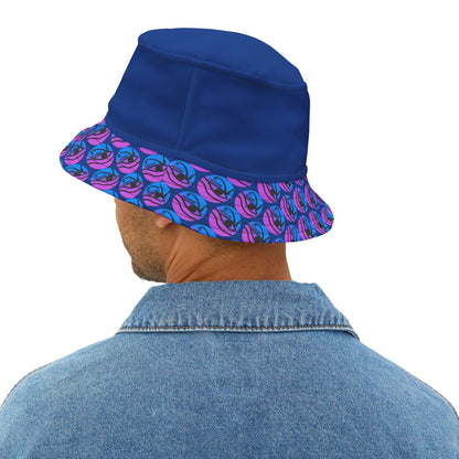 3ETD Logo Prt Bucket Hat (Dark Blue)