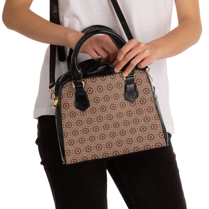 EYECEE Cymatic Aop Pu Shoulder Handbag