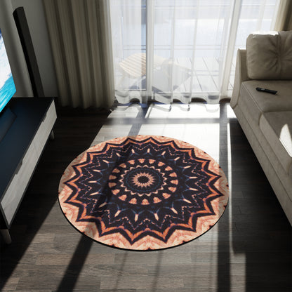 Kaleido47 Cymatic Round Rug (TRIBAL)