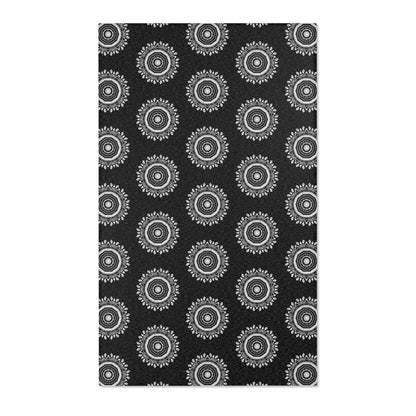 MAYA Cymatic Area Rug (Black) - Modern Home Decor