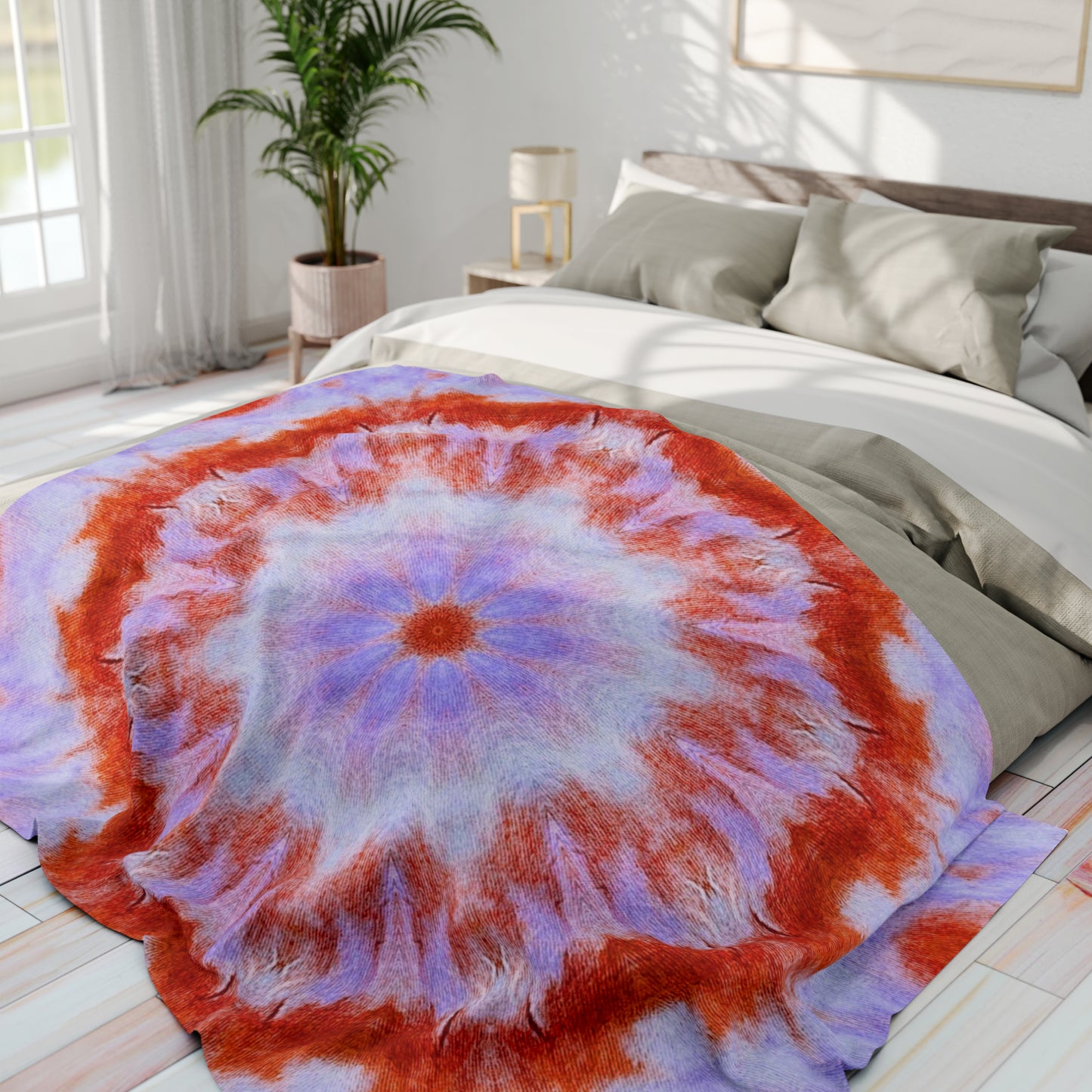 NEBU Cymatic Prt Arctic Fleece Blanket