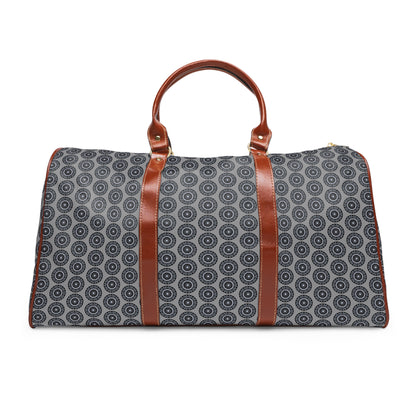 MAYA Cymatic Aop Waterproof Pu Travel Bag (Grey)