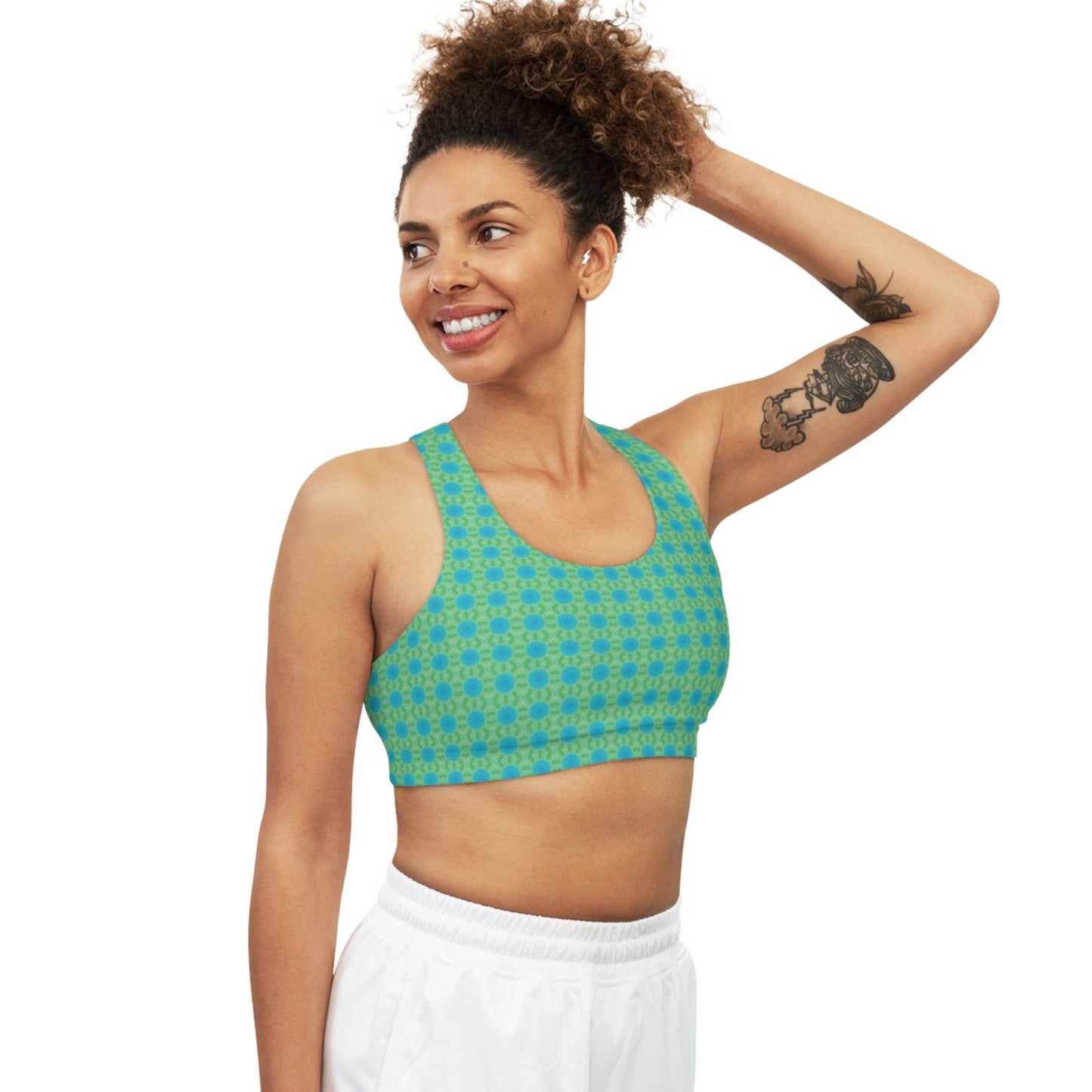 Women's Cymatic AOP Seamless Sports Bra (FUSiON)