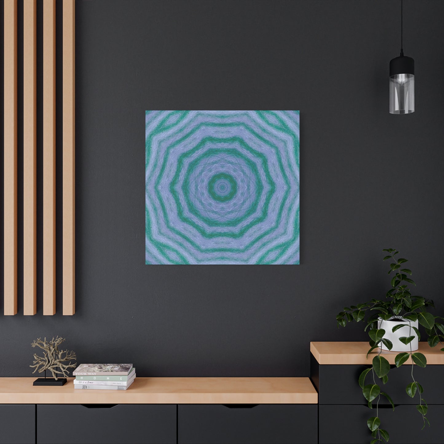 "GR33N3RY" Canvas Art Print - Stretched Matte 1.25" Gallery Wrap
