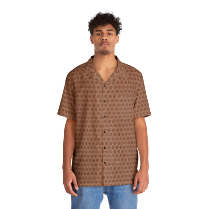 Men's "EYECEE" Cymatic AOP Hawaiian Shirt