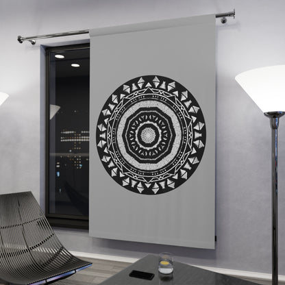 "MAYA" Cymatic Print Window Curtain