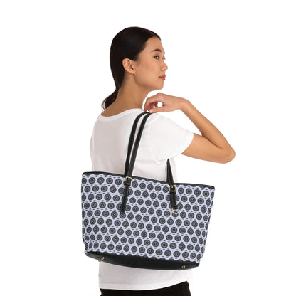 MAYA Cymatic Aop Pu Leather Shoulder Bag