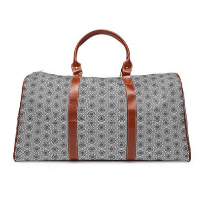Noir GETA Cymatic Aop Waterproof Pu Travel Bag (Grey)