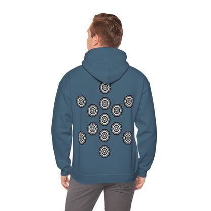 Men's 3ETD Noir "417" Cymatic Print Hoodie