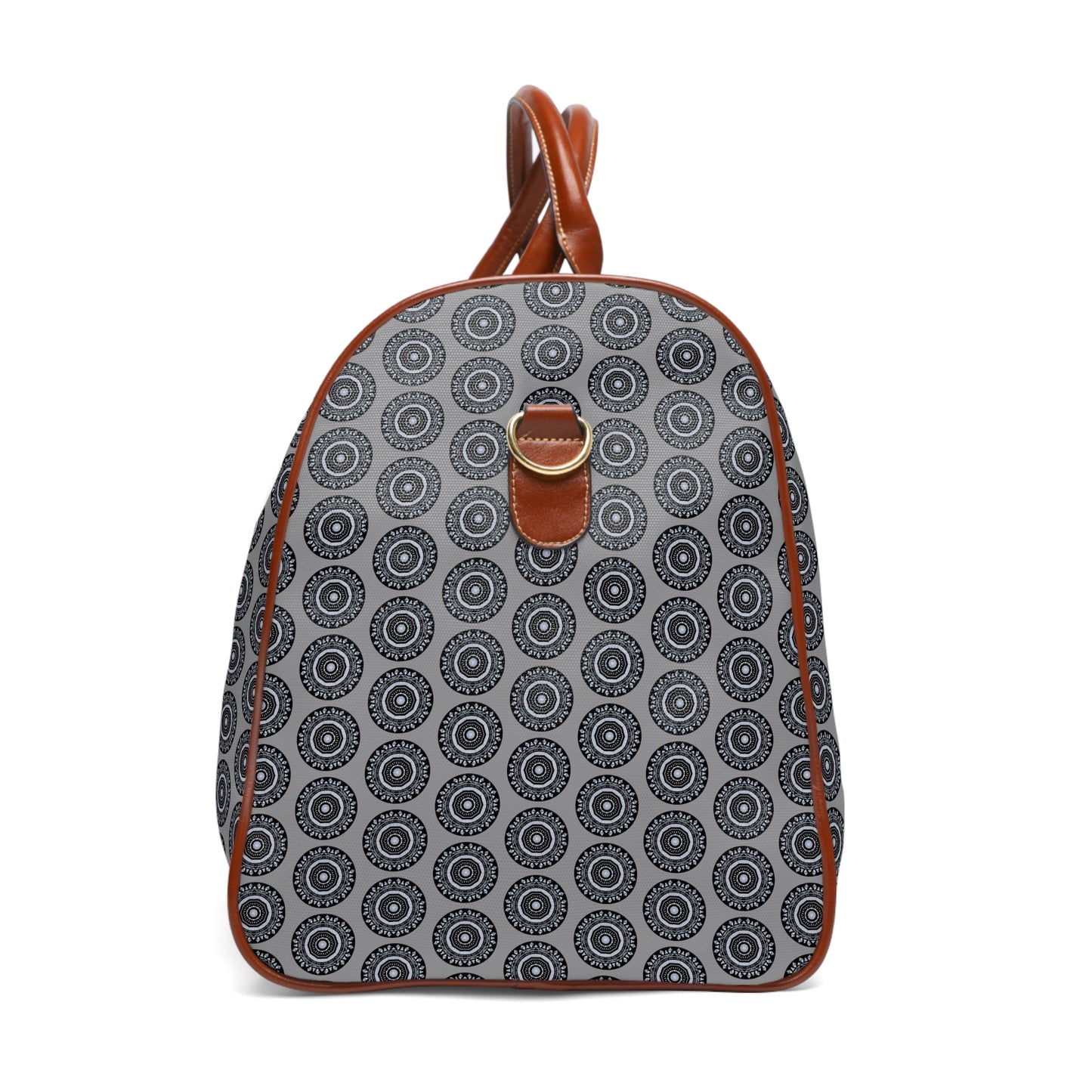 MAYA Cymatic Aop Waterproof Pu Travel Bag (Grey)