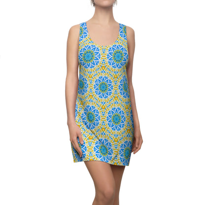 Women’s "GETA" Cymatic Print Racerback Dress