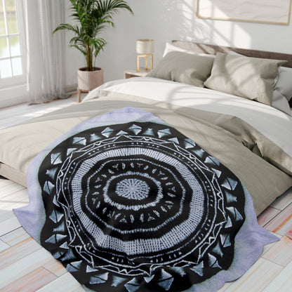 MAYA Cymatic Prt Arctic Fleece Blanket