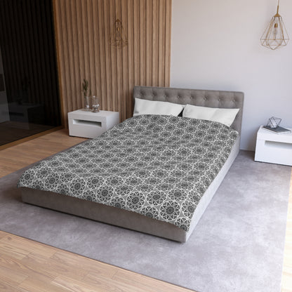 "GETA" Cymatic Duvet Cover (Grey) - Housewarming