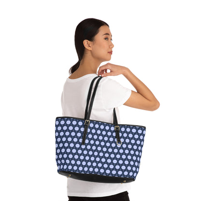 SNWFLK Cymatic Aop Pu Leather Shoulder Bag