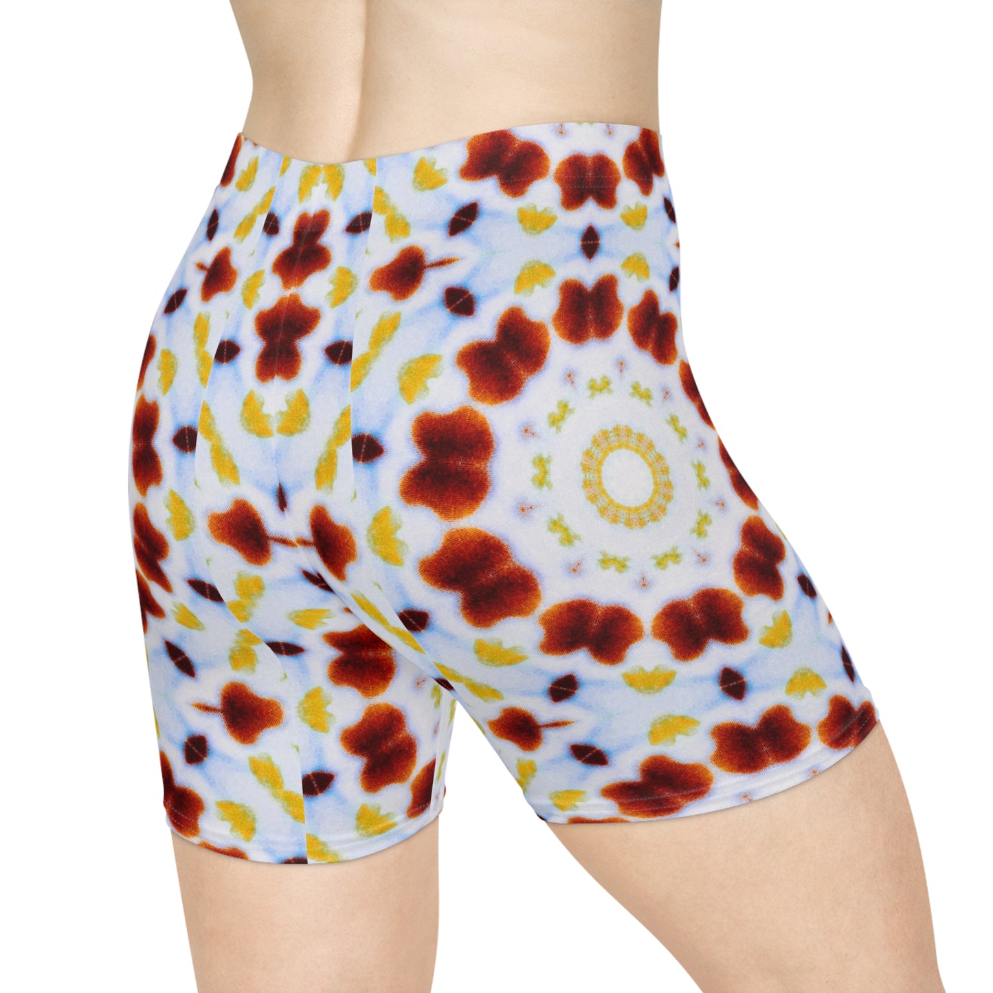 Women's Cymatic AOP Biker Shorts (MOSAiC)