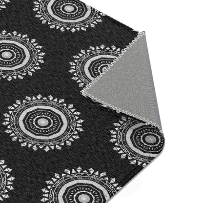 MAYA Cymatic Area Rug (Black) - Modern Home Decor