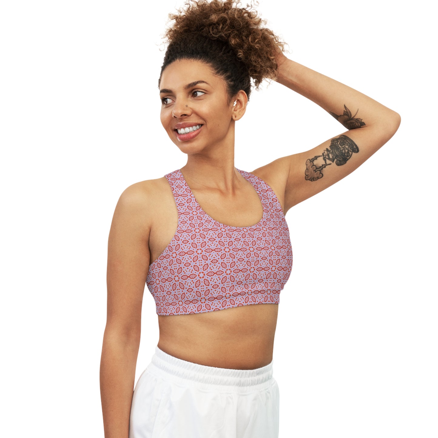 Women's Cymatic AOP Seamless Sports Bra (HEXA)