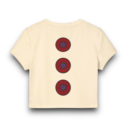 Women's "VESI-2" Cymatic Print Baby Tee