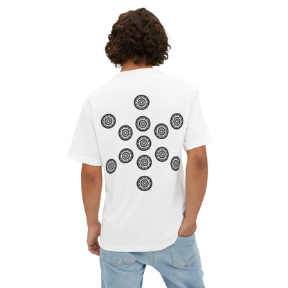 3ETD "417" Cymatic Print Oversized Boxy T Shirt (FOL)