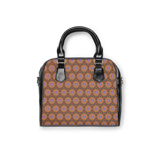 KABBA Cymatic Aop Pu Shoulder Handbag