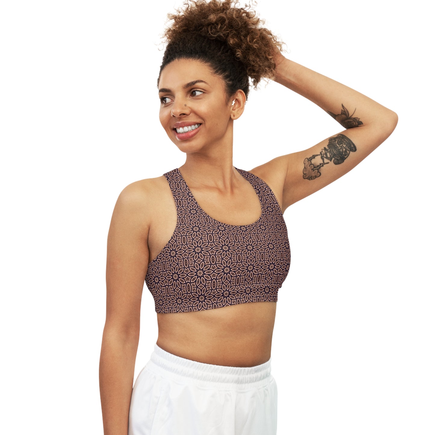 Women's Cymatic AOP Seamless Sports Bra (E-CLPS)