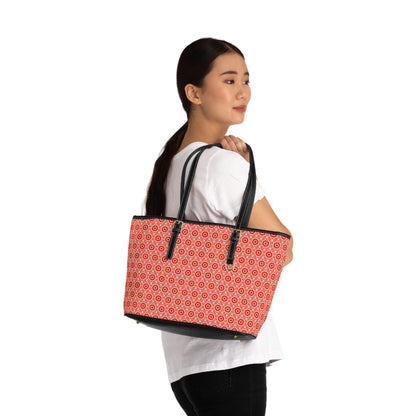 SACRAL Cymatic Aop Pu Leather Shoulder Bag
