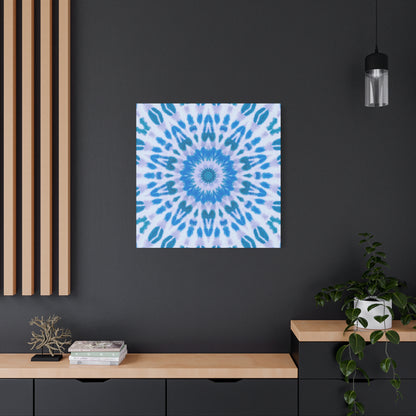 "E-VEIL EYE" Cymatic Canvas Art Print - Stretched Matte 1.25" Gallery Wrap