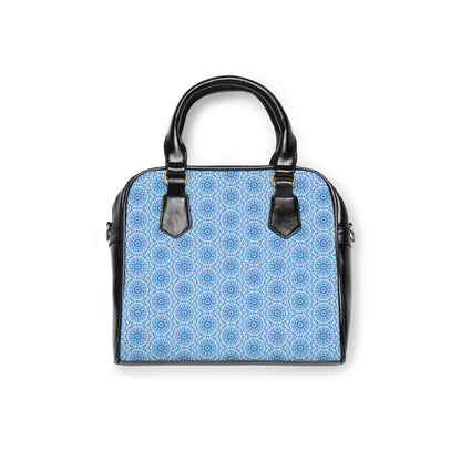 E-VEIL I Cymatic Aop Pu Shoulder Handbag