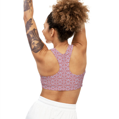 Women's Cymatic AOP Seamless Sports Bra (HEXA)