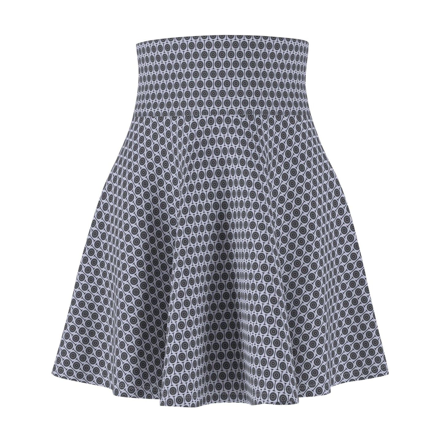 Women's Cymatic AOP Skater Skirt (MAYA)