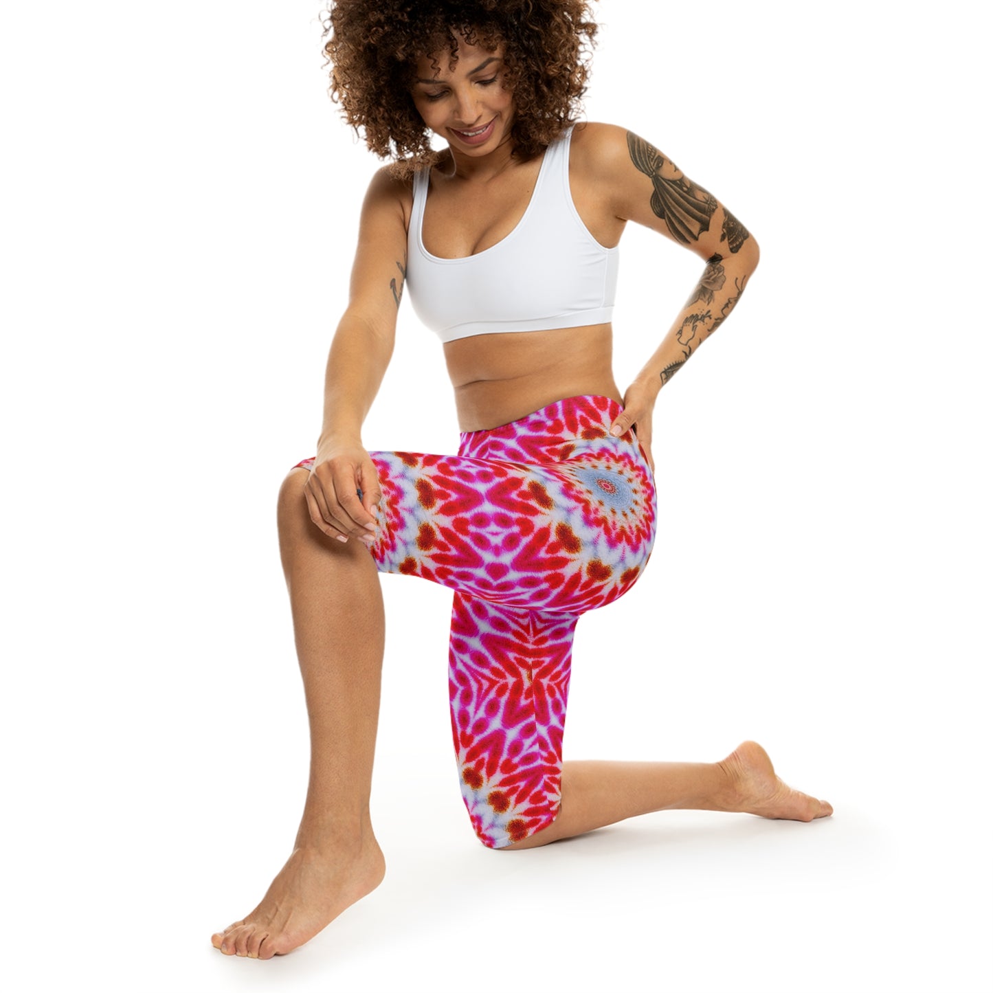 Women's "COM.PL3X" Capri Leggings