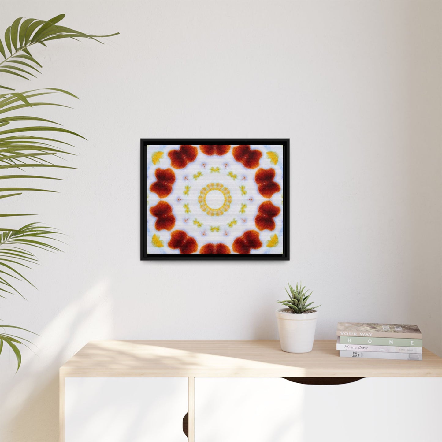 MOSAIC Matte Canvas, Black Frame