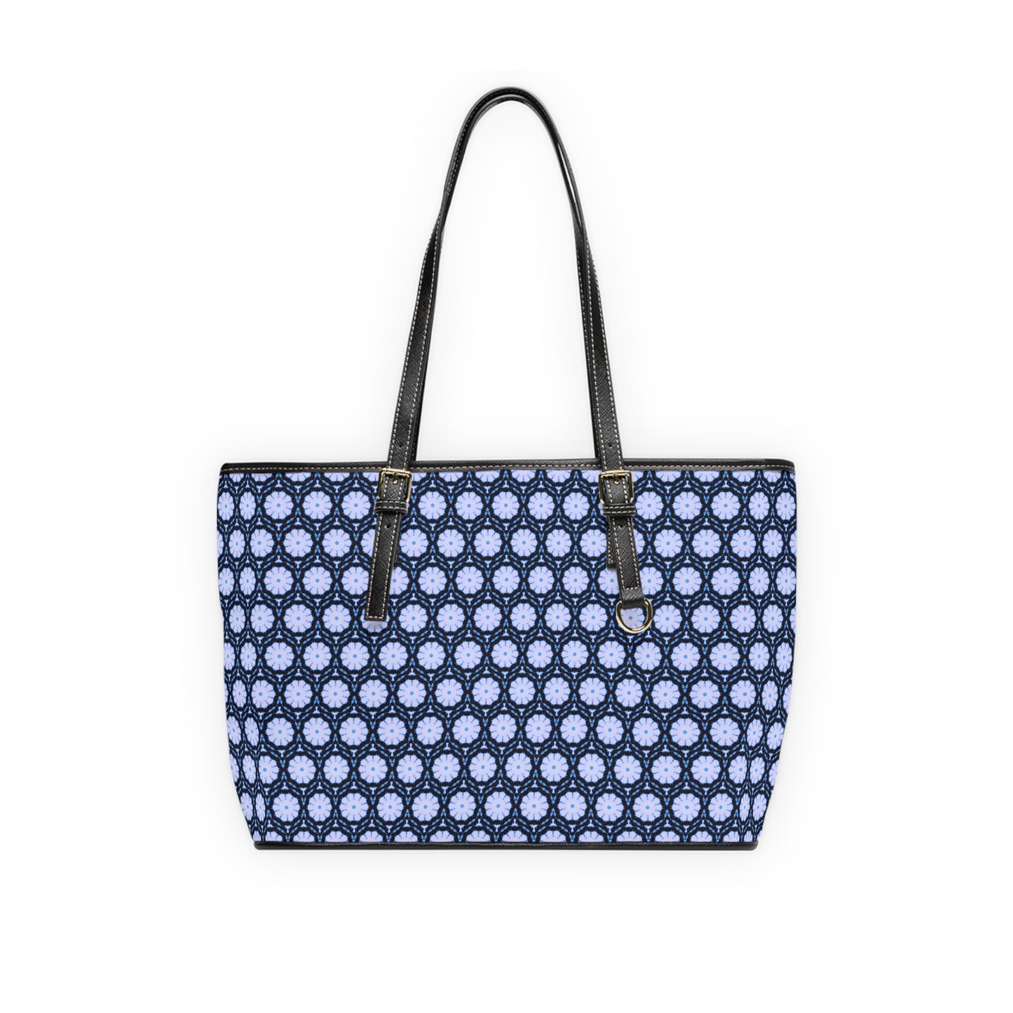 SNWFLK Cymatic Aop Pu Leather Shoulder Bag