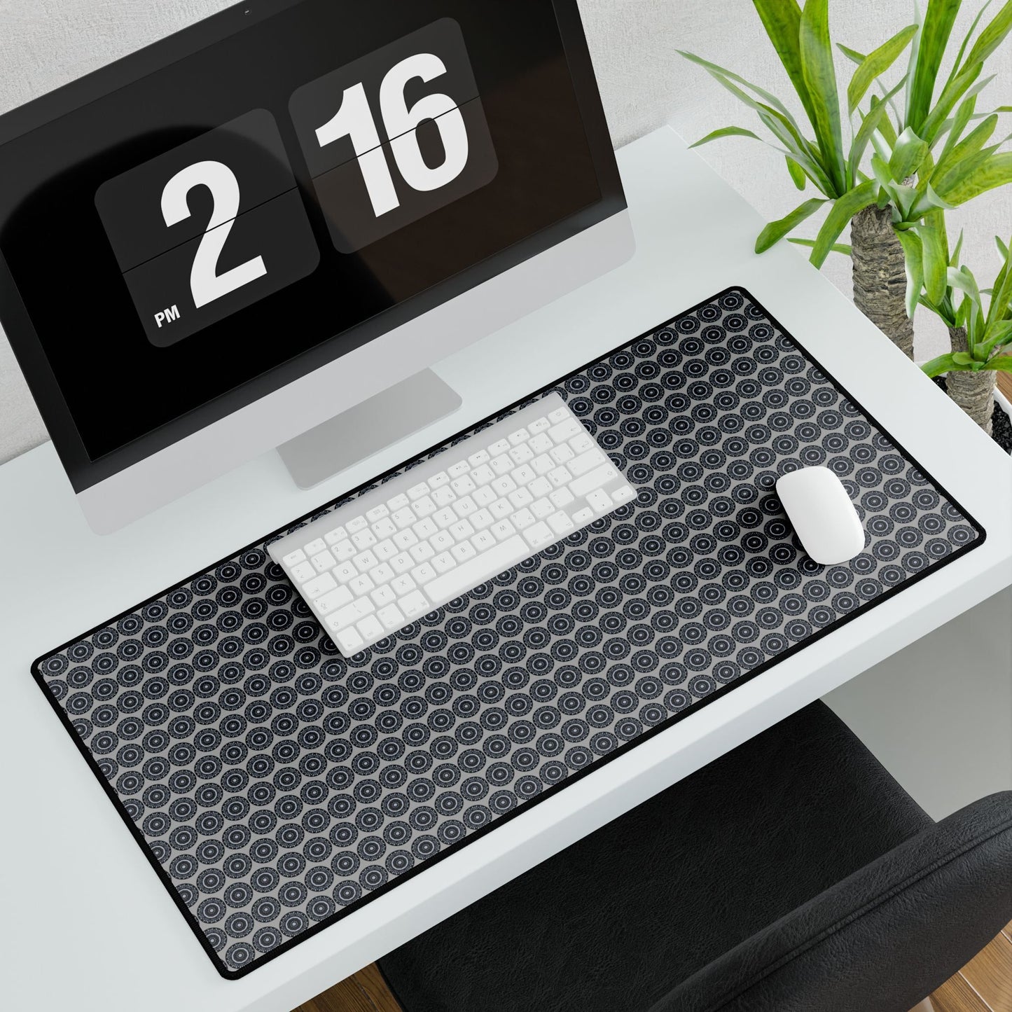 MAYA Cymatic Desk Mat (Light Grey)